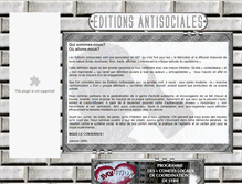 Tablet Screenshot of editionsantisociales.com
